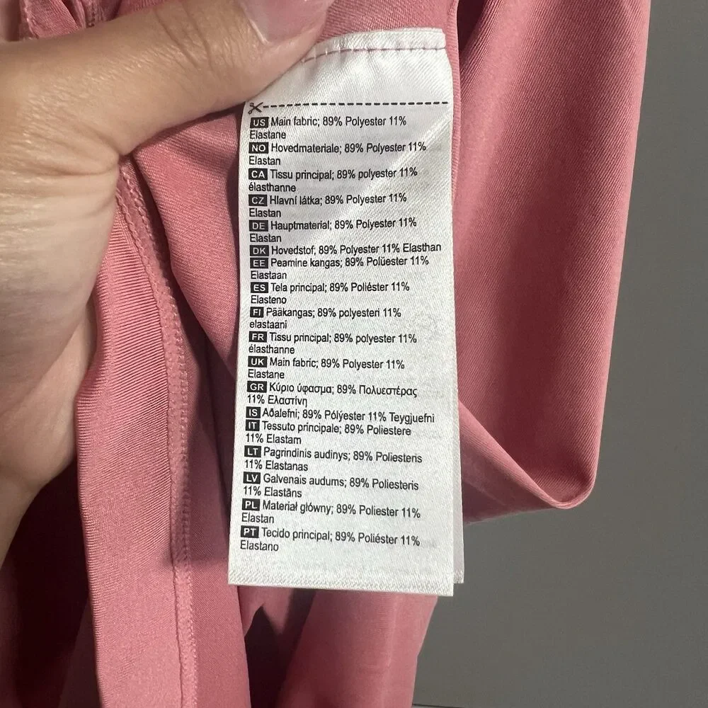 Kari Traa Women Scoop Neck Racerback Tank Top Pink Large Stretch Active Gym - Picture 5 of 6